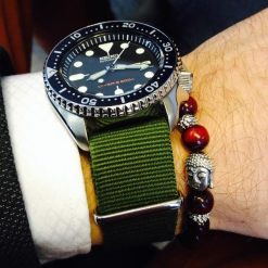 สายนาโต้ Khaki Green Nylon Strap - Image 14