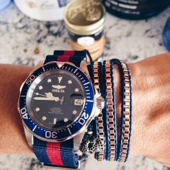 สายนาโต้ Navy and Red Nylon Strap - Image 12