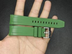 Monstraps Green Curved End Rubber Straps for Seiko 5 Sports SKX and Seiko 5 Sport GMT - Image 3