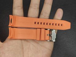 Monstraps Orange Curved End Rubber Straps for Seiko 5 Sports SKX and Seiko5 Sport GMT - Image 5