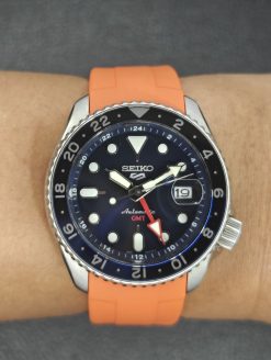 Monstraps Orange Curved End Rubber Straps for Seiko 5 Sports SKX and Seiko5 Sport GMT - Image 12