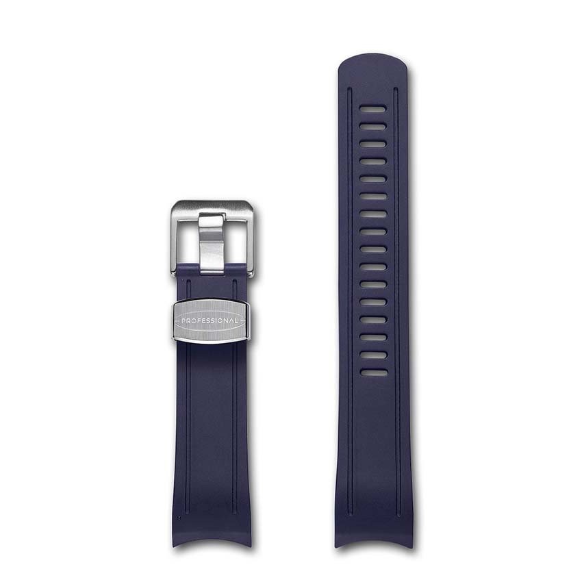 CB05 Navy Curved End for Seiko SKX007,009,011,A65