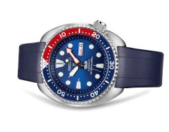 Alternative view of CB08 Navy Curved End for Seiko Turtle