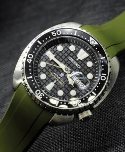 CB08 Green Curved End for Seiko Turtle - Image 9
