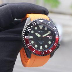 CB10 Orange Curved End for Seiko 5 Sports SRPD 22MM - Image 8
