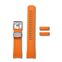 CB10 Orange Curved End for Seiko 5 Sports SRPD 22MM