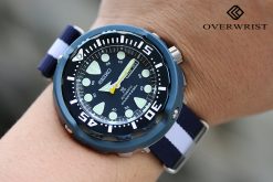 สายนาโต้ Navy and White Nylon Strap - Image 6