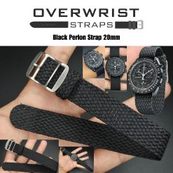 Black Perlon Straps