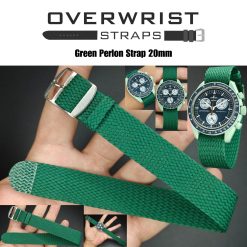 Green Perlon Straps