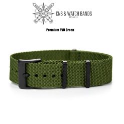 Premium PVD Nylon Green Strap