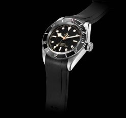 TD01 Black Curved End Rubber Straps for Tudor Black Bay 41MM - Image 13