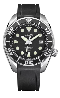 Alternative view of CB02 Black Curved End for Seiko Sumo