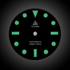 Alternative view of Black No Date Voyager Dial