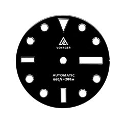 Black Day and Date Voyager Dial
