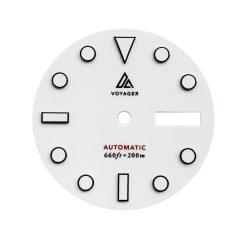 White Day and Date Voyager Dial