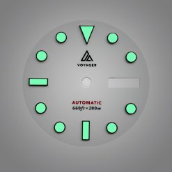 Alternative view of White Day and Date Voyager Dial