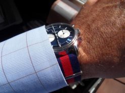สายนาโต้ Navy and Red Nylon Strap - Image 6