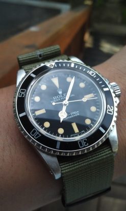 สายนาโต้ Khaki Green Nylon Strap - Image 5