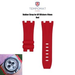 Red Rubber Strap for Audemars Piguet 44mm