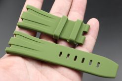 Alternative view of Green Rubber Strap for Audemars Piguet 44mm