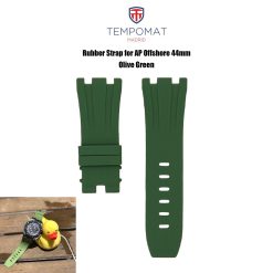 Green Rubber Strap for Audemars Piguet 44mm