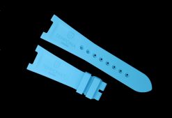 Blue Curved End Vulcanized Rubber Strap for Patek Philippe Nautilus - Image 3