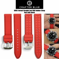 UX05 Straight End FKM Rubber Strap - Image 5