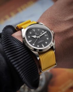 Alternative view of Ribbed Nylon Strap Yellow