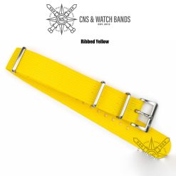 Ribbed Nylon Strap Yellow