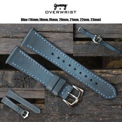 Blue Caitlin Handmade Leather Strap