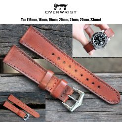 Tan Caitlin Handmade Leather Strap