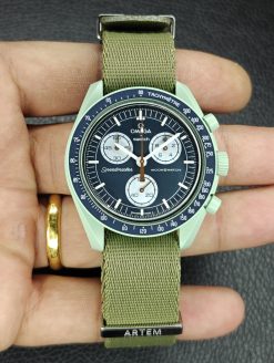Artem Khaki Green Nylon Straps - Image 4