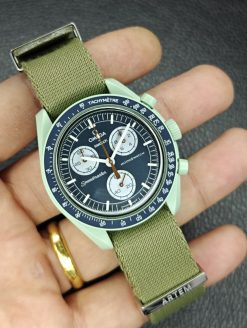 Artem Khaki Green Nylon Straps - Image 11
