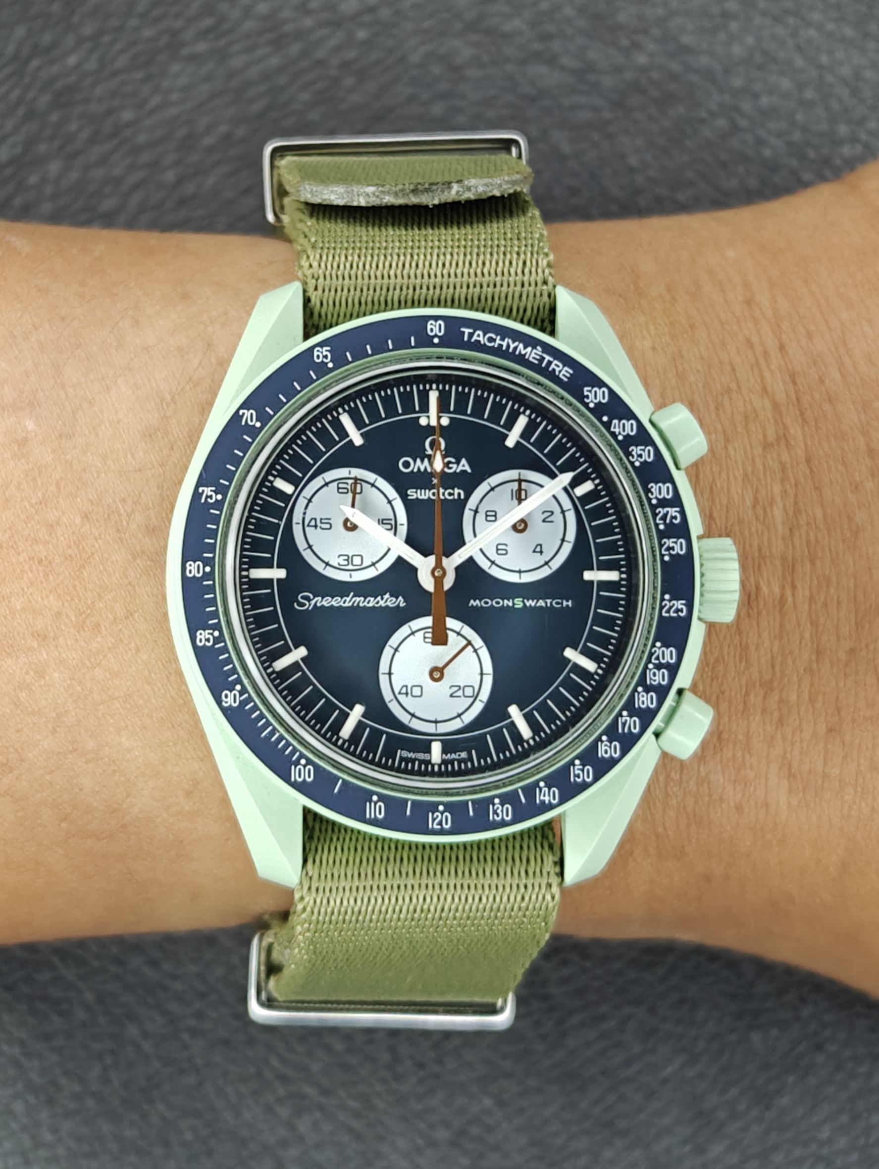 Artem Khaki Green Nylon Straps - Image 6