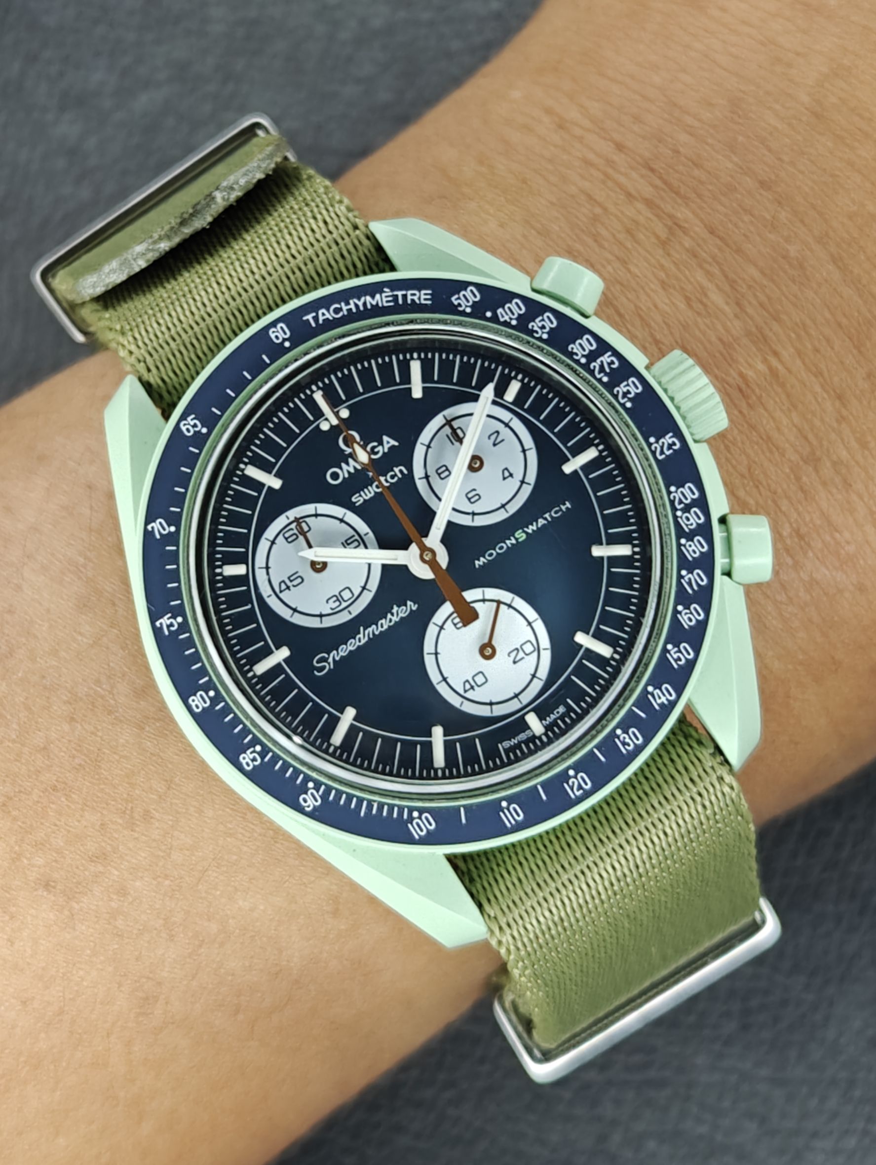 Artem Khaki Green Nylon Straps - Image 5