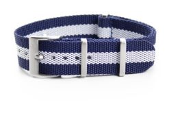 Alternative view of Premium Navy and White Nylon Strap