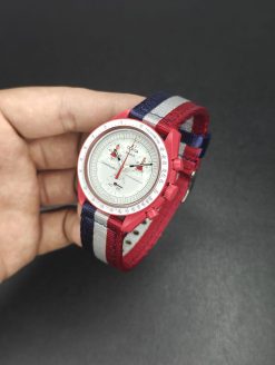 Two Piece Nylon Red-White-Navy Centerline - Image 5