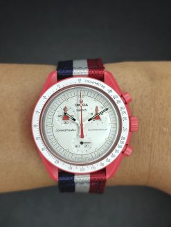 Two Piece Nylon Red-White-Navy Centerline - Image 10