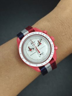Two Piece Nylon Red-White-Navy Centerline - Image 7