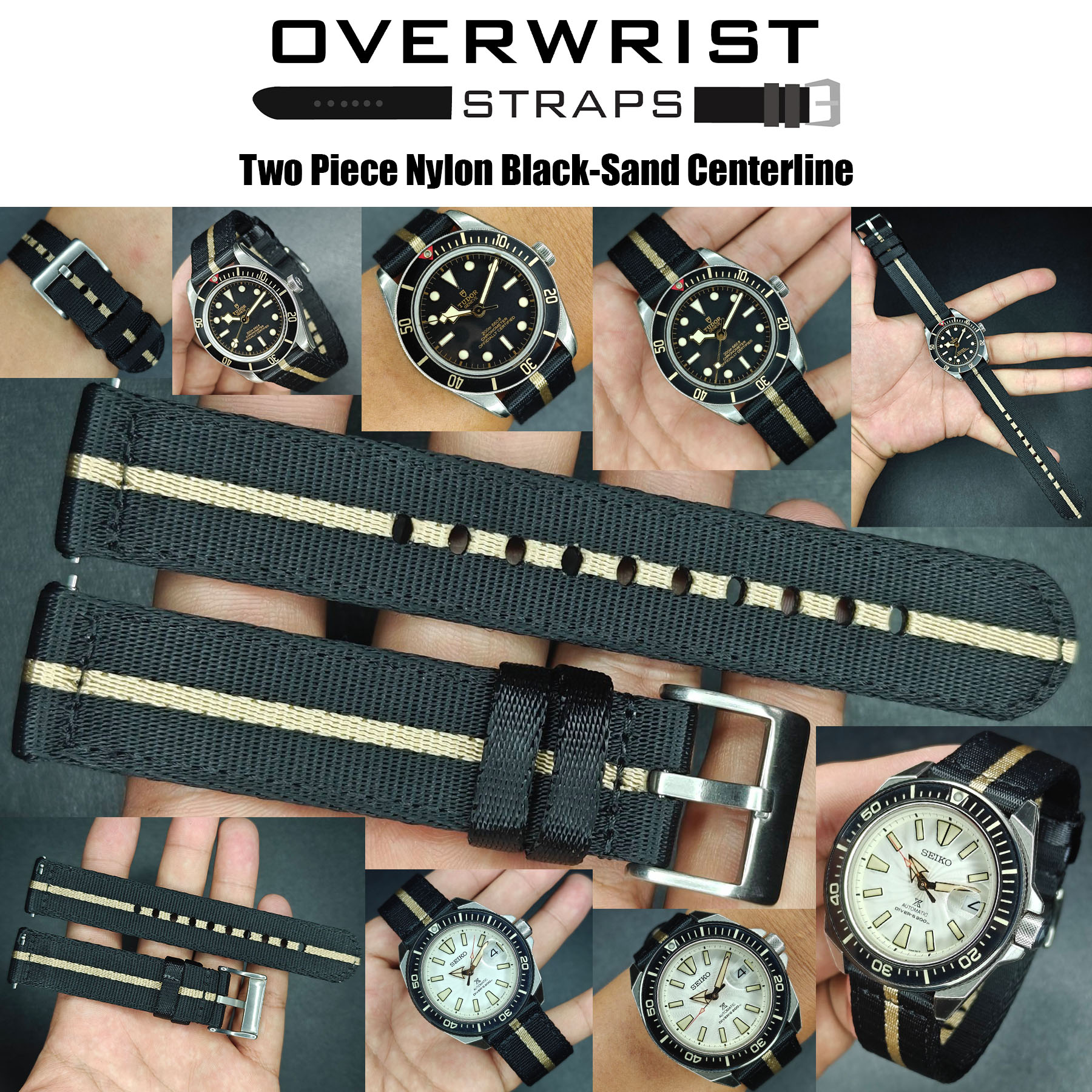 Two Piece Nylon Black-Sand Centerline