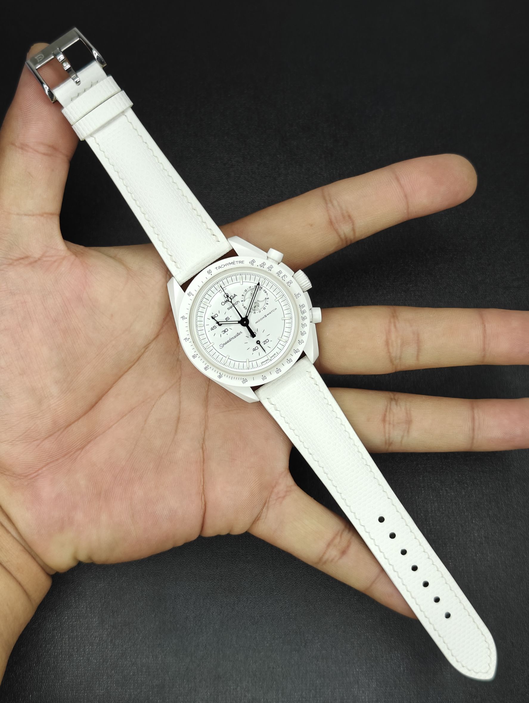 Delugs White Sailcloth Signature Strap - Image 11