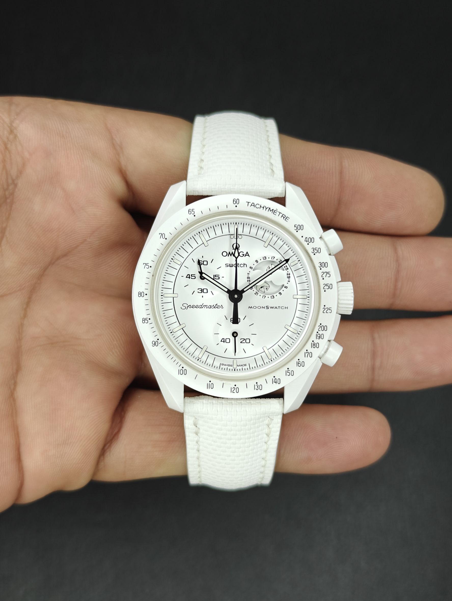 Delugs White Sailcloth Signature Strap - Image 13