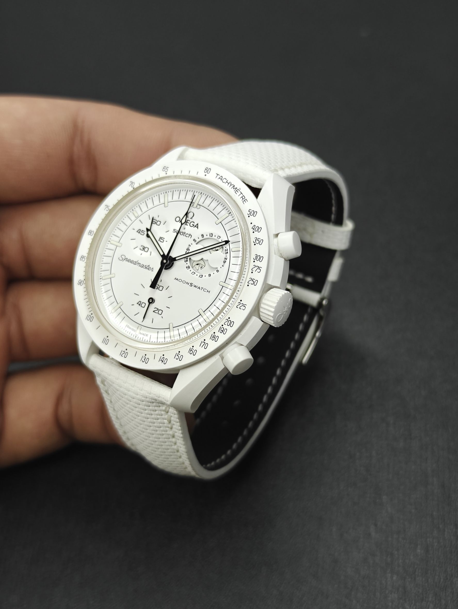 Delugs White Sailcloth Signature Strap - Image 12