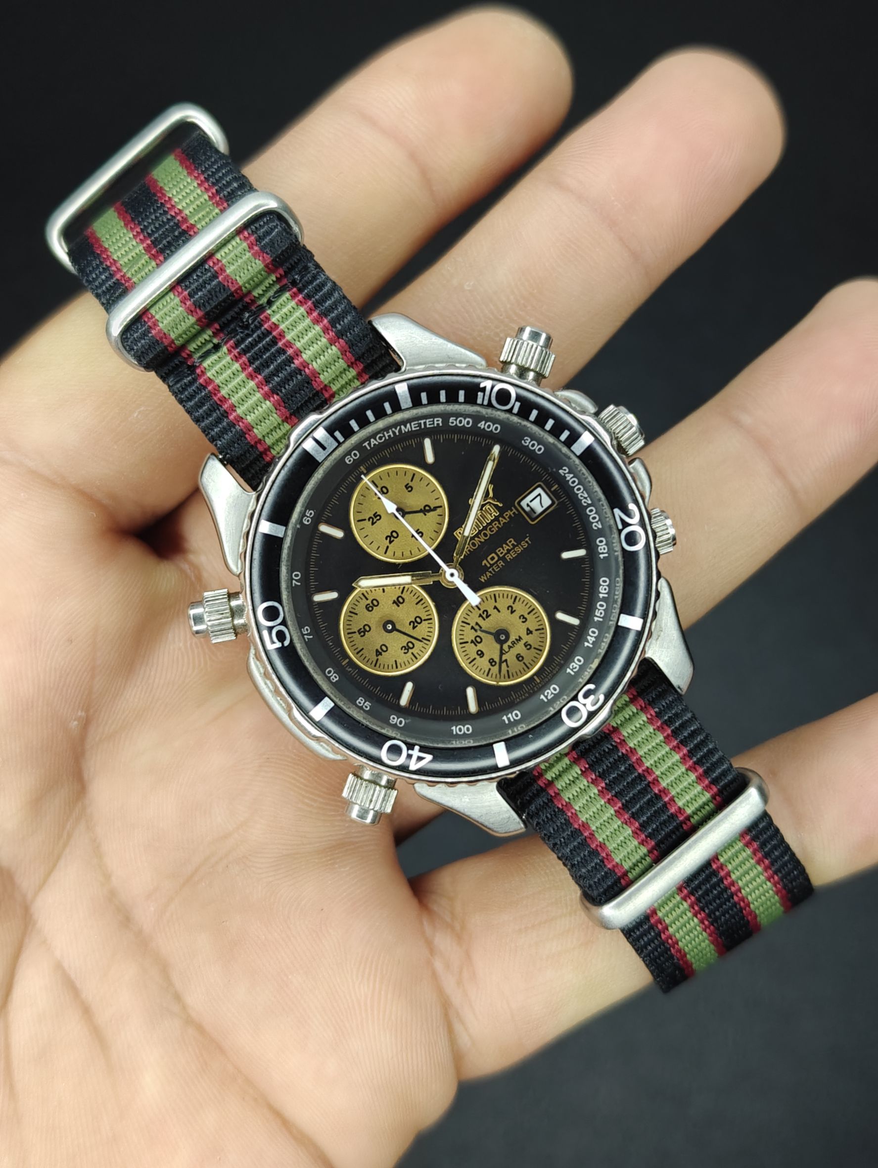 Black Red Green Nylon Original Strap - Image 4