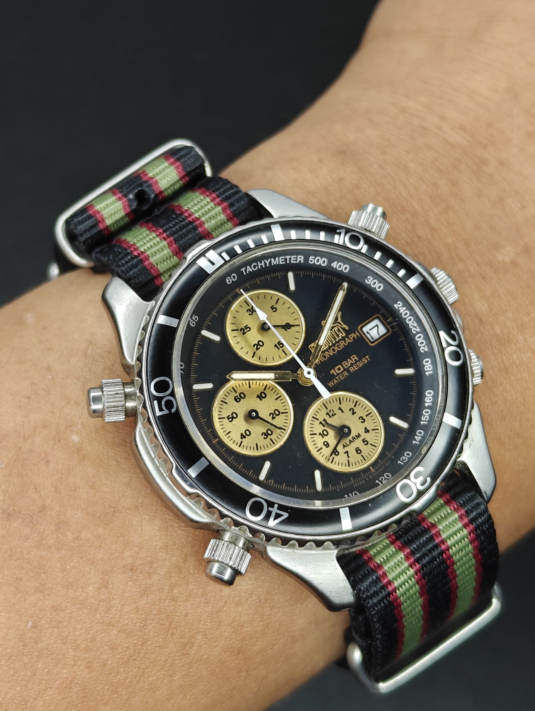 Black Red Green Nylon Original Strap - Image 9