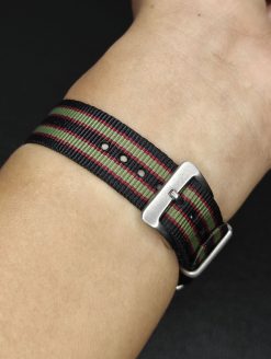 Black Red Green Nylon Original Strap - Image 8