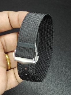 Alternative view of Black Single Pass Deployant Nylon Straps