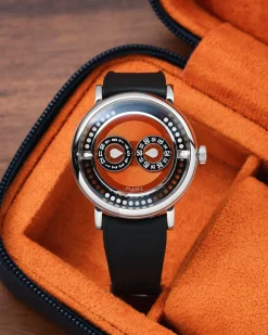 Alternative view of Delugs Black Curved CTS Rubber Strap
