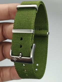 Alternative view of Premium Khaki Green Nylon Strap