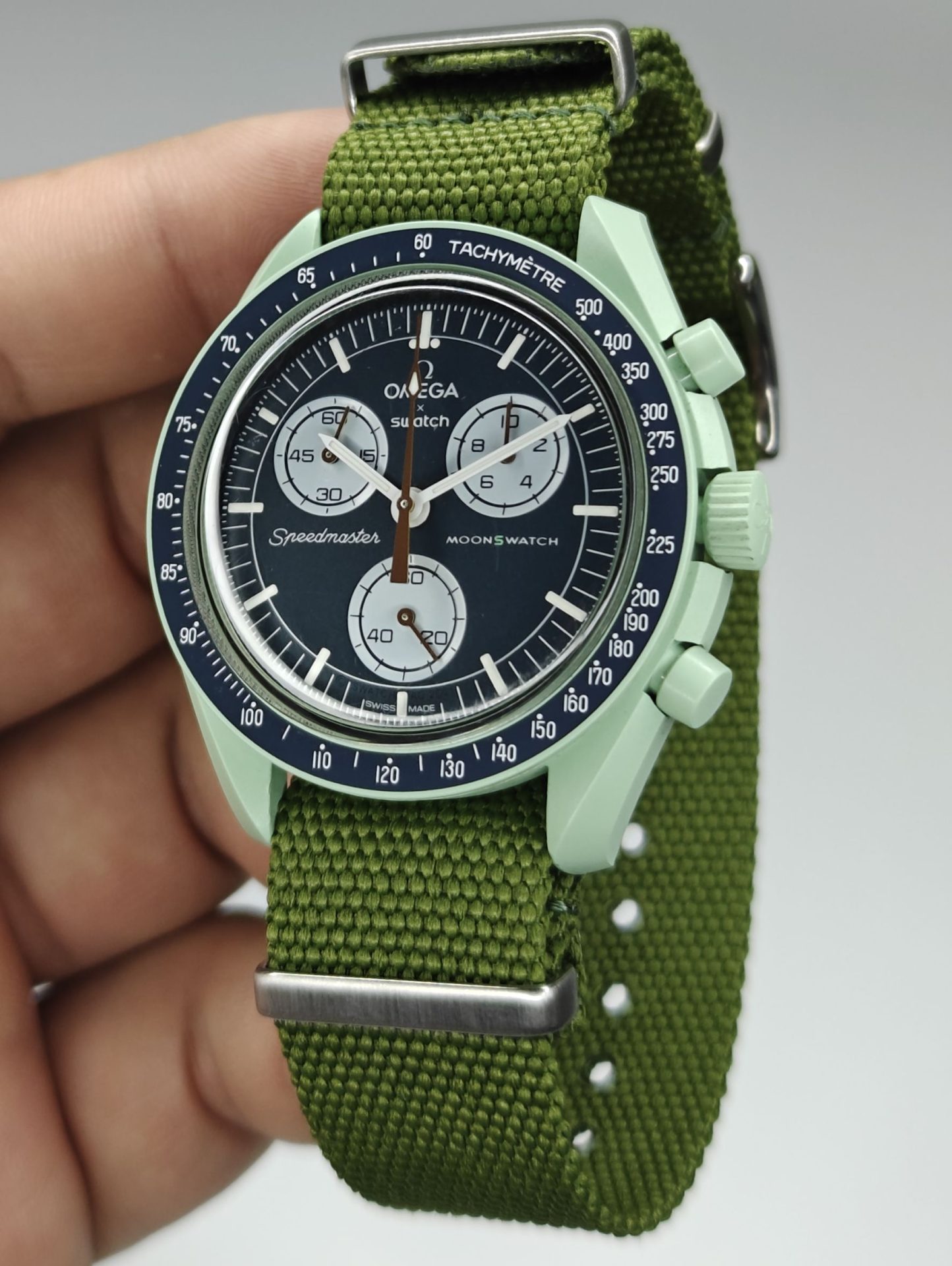 สายนาโต้ Premium Khaki Green Nylon Strap - Image 5